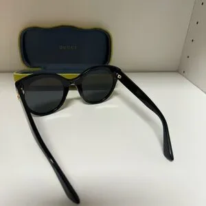 Gucci Black Sunglasses Gold GG Logo Tiger Cat Eye With Box Gucci | Accessories | Gucci Black Sunglasses Gold Gg Logo  main image 3